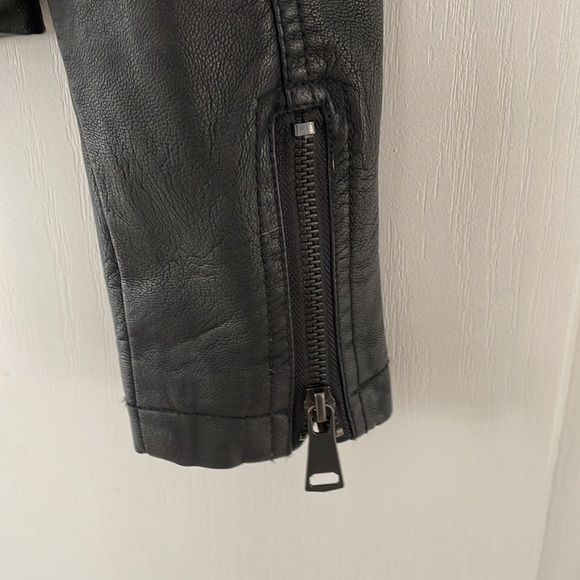 Ci Sono By Cavalini Vegan leather bikers jacket SIZE S - Picture 5 of 8